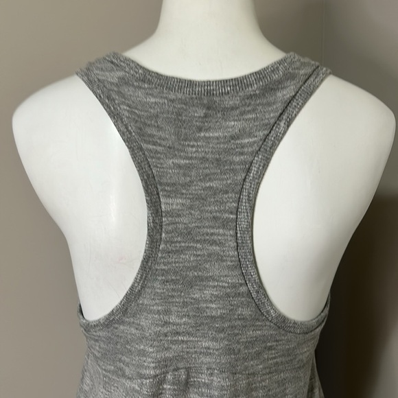RAG and BONE DRESS Grey Racer Back Scoop Neck Sleeveless Knee Length Sz M - Picture 6 of 10